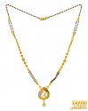 22k Gold Light Mangalsutra - Click here to buy online - 1,643 only..