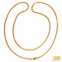 22 Karat Gold Two Tone Chain - Click here to buy online - 1,355 only..
