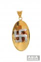Click here to View - 22k Gold Swastik pendant 