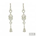 18K White Gold Fancy Earrings - Click here to buy online - 1,847 only..