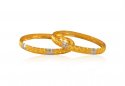 22k Gold Kids Kadas (2 Pcs) - Click here to buy online - 1,209 only..