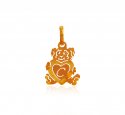 22K Gold B Pendant - Click here to buy online - 142 only..
