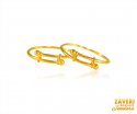 22 kt Gold Kids Bangles (2PC) - Click here to buy online - 1,202 only..