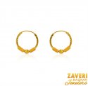 Click here to View - 22 Karat Gold Hoop 