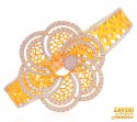 22 Kt Precious Stone Bangle - Click here to buy online - 3,927 only..