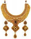 Antique 22K Gold Bridal Set - Click here to buy online - 16,327 only..