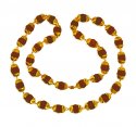 22 kt Gold Rudraksh Mala  - Click here to buy online - 5,226 only..