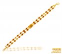 22K Gold OM & Ganesh Bracelet - Click here to buy online - 1,181 only..