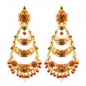 22Kt Gold Chand Bali Earrings - Click here to buy online - 3,371 only..