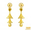 Click here to View - 22 Karat Gold Jhumka Earrings 
