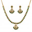 Click here to View - 18k Diamonds And Emerald Set 