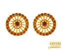 Click here to View - 22 Kt Cubic Zircon stones Earrings  