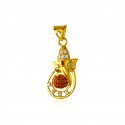 Rudraksh 22k Gold Pendant - Click here to buy online - 299 only..