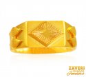 22 kt Gold Mens Ring - Click here to buy online - 677 only..