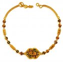 Click here to View - Meenakari Fancy Bracelet 22k Gold 