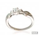 Click here to View - 18K Elegant 3 Stone Solitaire Ring 