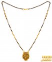 22K Gold Laxmi Mangalsutra - Click here to buy online - 1,129 only..