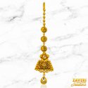 22Kt Gold Antique Maang Tikka - Click here to buy online - 1,140 only..