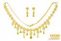 22Karat Gold Necklace Set - Click here to buy online - 1,846 only..