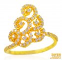 Click here to View - 22K Gold Fancy Signity Ring 
