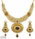 22K Exclusive Bridal Antique Set - Click here to buy online - 11,221 only..