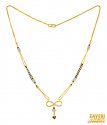 22KT Gold  Antique Mangalsutra  - Click here to buy online - 1,059 only..