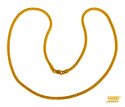 22 Kt Gold Plain Chain - Click here to buy online - 1,359 only..