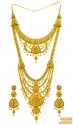 22k Gold 2 in 1 Necklace Set - Click here to buy online - 13,929 only..