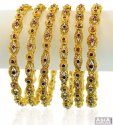 22k Antique Bangles(6 Pcs) - Click here to buy online - 7,689 only..