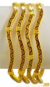 Click here to View - 22Kt Gold  Bangles (4PC) 
