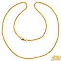 22Kt Yellow Gold Chain  - Click here to buy online - 1,330 only..