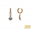 Click here to View - 18Kt Rose Gold Diamond Earrings 