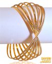 22kt Gold Rhodium Bangle  - Click here to buy online - 4,528 only..