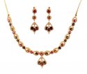 18k Diamond Set With Tourmaline - Click here to buy online - 10,313 only..