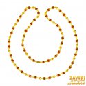 22 kt Gold Rudraksh Mala  - Click here to buy online - 1,675 only..