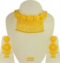 22Kt Gold Necklace Set  - Click here to buy online - 5,735 only..