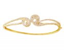 18 Karat Gold Diamond Bracelet - Click here to buy online - 3,858 only..