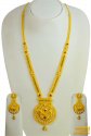 Click here to View - 22Kt Gold Fancy Long Necklace 