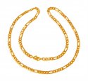 22 Kt Gold Figaro Chain  - Click here to buy online - 3,843 only..