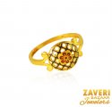 22 kt Gold Ladies Ring - Click here to buy online - 296 only..