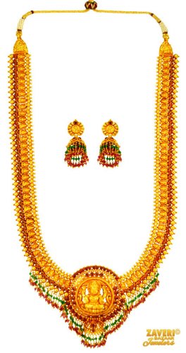 22 kt Traditional Temple Set 