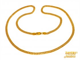 22 Kt Gold Mens Chain 20 In