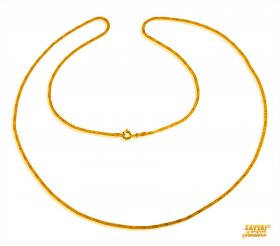 Box Chain 22 Kt Gold (22 In)