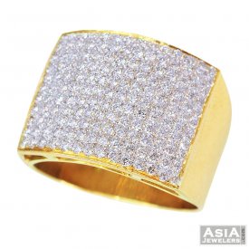 Exquisite Designer Diamond Ring 18K ( Diamond Rings (Mens) )