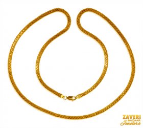 22 Karat Gold Fancy two link chain