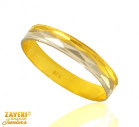 Gold Fancy Two Tone Band