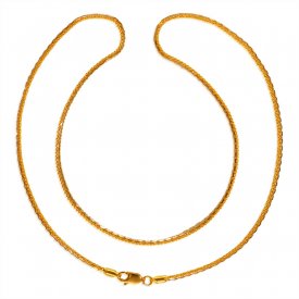 22kt Gold Fancy Chain for Ladies