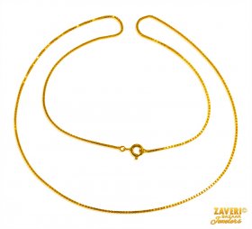 22 Kt Gold Chain (20 In)