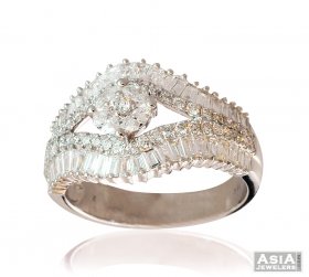 Designer Diamond Ladies Ring 18K