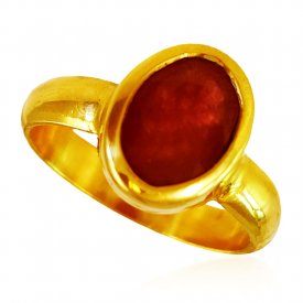 22KT Gold Ruby Ring ( Gemstone Rings )